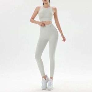 Traje de fitness para mujer, traje de yoga, ejercicio, sujetador de yoga, ejercicio, pantalones ajustados de cintura alta, traje para correr, secado rápido - Product Image 3