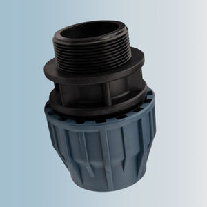 Conector de tubería de plástico de alta calidad de exportación India 90MM X 4 pulgadas adaptador de rosca macho superficie lisa PP accesorio de compresión - Product Image 4