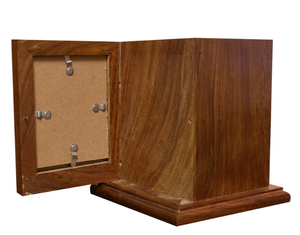 โกศรูปมนุษย์และสัตว์เลี้ยงที่สง่างามพร้อมจอแสดงรูปภาพด้วยไม้เนื้อแข็งดีไซน์สำหรับตกแต่งบ้านที่ระลึกจากเวียดนาม - Product Image 5