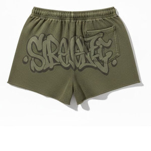 Conjunto de Estilo Vintage para Hombre, Camiseta con Lavado Desgastado y Pantalones Cortos a Juego, Estética Retro, Ropa Casual para Hombre, Azul Desteñido al Sol, Negro - Product Image 5