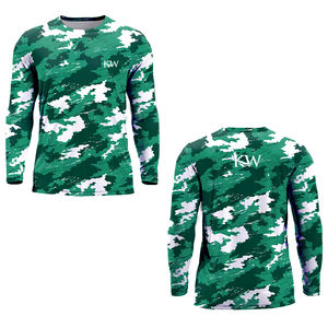 Garantía de calidad, Camisa con capucha de pesca para mujer, camisas de pesca de rendimiento de camuflaje impermeables, ropa de pesca UPF50 de secado rápido para mujer - Product Image 1