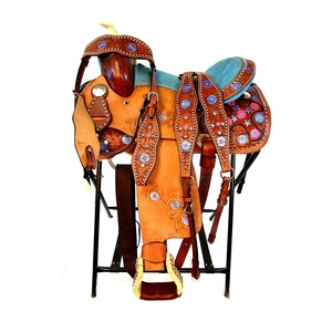 Selle en cuir Western de qualité supérieure pour l'équitation, le sport et le divertissement, disponible au prix de gros - Product Image 1