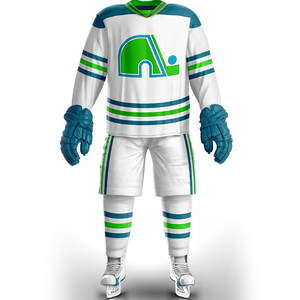 Uniforme de hockey sobre hielo de equipo personalizado con cuello en V uniforme de hockey sobre hielo de manga larga de COSH fabricante de ropa deportiva - Product Image 6