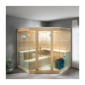 Vente en gros de sauna humide à vapeur Vhealth Sauna d'angle <span class=keywords><strong>Harvia</strong></span> Sauna <span class=keywords><strong>8KW</strong></span> - Product Image 1