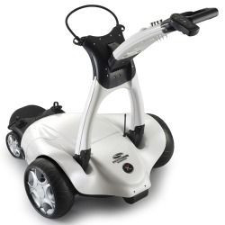 NOUVEAU Chariot électrique Stewart PEARLESCENT WHITE Golf X10 Follow Signature Range avec batterie supplémentaire, chariot de golf, blanc - Product Image 2