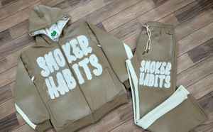 Conjunto de Sudadera con Capucha y Pantalones Deportivos de Algodón Ligero de 500 Gsm y 450 Gsm, Estampado Sólido, Corte Recto, con Cordón Ajustable para Hombre, para Invierno - Product Image 2