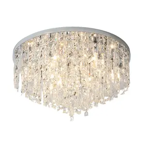 Lámpara de Techo de Cristal Moderna Inspirada en Diseñadores JovianSky, Blanco Cálido, Minimalista y Contemporánea para Interiores, Hoteles, Restaurantes y Habitaciones - Product Image 3