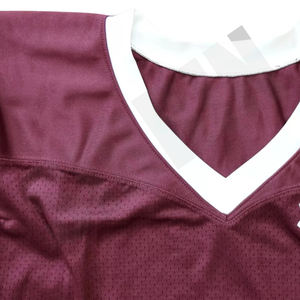 Camisetas de Fútbol Americano Unisex Estampadas Personalizadas de Fábrica Premium Sibrin, Camiseta de Jugador de Fútbol Americano Juvenil de Malla Transpirable - Product Image 3