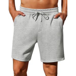 <b>Mens</b> <b>Lounge</b> Sweat <b>Shorts</b>, Casual Elastic Waist Gym Workout <b>Shorts</b> with Drawstring - Product Image 1