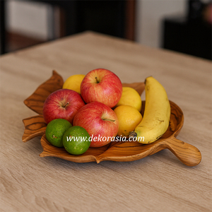 Plateau en bois de teck écologique, résistant au lave-vaisselle, design moderne pour servir les aliments, décoration de la maison et idées cadeaux - Product Image 6
