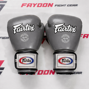 Genuine Cowhide Leather Adjustable Wrist Strap Fairtex Black Muay Thai Boxing <b>Gloves</b> OEM Sparring Martial Arts MMA <b>Gloves</b> - Product Image 6