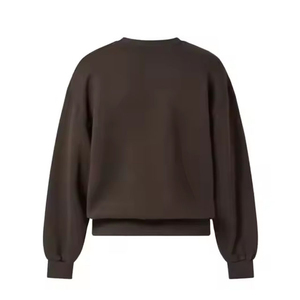 Streetwear de qualité personnalisée 100% coton uni col rond à manches longues polaire ras du cou sweat pour hommes fabriqué par le Pakistan - Product Image 2