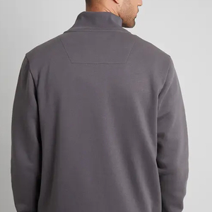 Sweat-shirt à coupe classique pour homme avec logo personnalisé simple, prix de gros / Sweat-shirt en molleton de haute qualité, design streetwear 2026 - Product Image 6