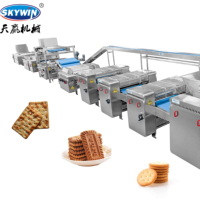 Machine à biscuits croustillants à haute productivité et ligne de production de biscuits moelleux, machine à sandwichs à la crème
