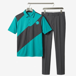 Uniforme de Golf de Manga Corta para Verano al por Mayor, Diseño Único, Tela Transpirable, Uniforme de Golf para Equipos y Deportes - Product Image 1