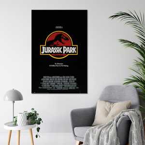 Póster de Jurassic Park con Técnicas de Impresión Offset y Digital, Lienzo de Poliéster para Decoración Educativa - Product Image 3