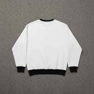 เสื้อสเวตเชิ้ตคอกลมผ้าฟลีซทรงปกติสำหรับผู้ชาย ดีไซน์ใหม่สำหรับฤดูหนาว น้ำหนัก 320 กรัม ผลิตจากผ้าฝ้ายผสมโพลีเอสเตอร์ เนื้อหนา สีพื้น - Product Image 2