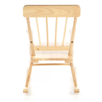 Chaise berçante vintage en bois massif de style Farmohuse pour les tout-petits Chaise pour enfants de taille personnalisée