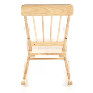 เก้าอี้โยกสำหรับเด็กวัยหัดเดินเก้าอี้โยกไม้เนื้อแข็งสไตล์วินเทจปรับขนาดได้ - Product Image 5