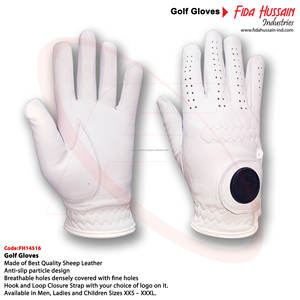 Vente en gros Gants de golf Cabretta en cuir Meilleur matériau Scirno Doux et confortable pour hommes pour les sports de plein air - Product Image 4
