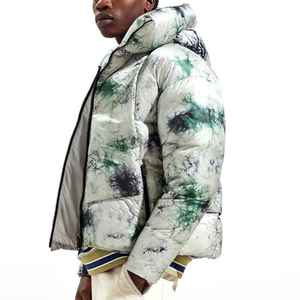 เสื้อแจ็กเก็ตบุซาฟารีย้อมสีล้วนทำจากไนลอนพัฟโพลีเอสเตอร์ไซส์ใหญ่พิเศษสำหรับฤดูหนาว - Product Image 5