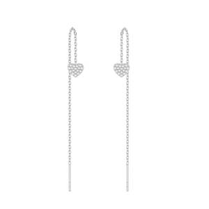 Pendientes de Plata de Ley 925 de Primera Calidad con Diseño Sui Dhaga, Compre Joyería de Cristal - Product Image 1