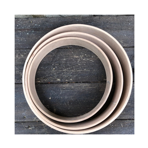 Marco de madera de aro de bordado redondo de la mejor calidad/Marco de madera de punto de cruz bordado a mano de bambú en 16 pulgadas - Product Image 1