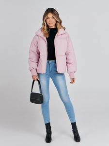 Chaqueta acolchada de invierno personalizada para mujer, ropa de calle cálida acolchada, moda informal, fabricante OEM, proveedor de fábrica - Product Image 6