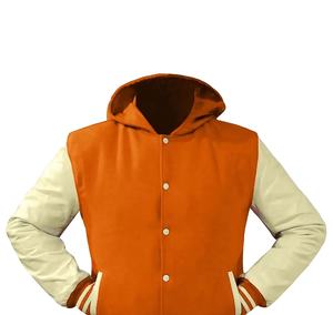 Qualité supérieure En Gros Letterman Veste Hommes Laine Patches En Cuir Manches Varsity Veste 2026 - Product Image 6