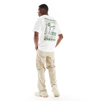T-shirt décontracté pour homme de haute qualité en polyester/coton, tendance, col rond, surdimensionné, séchage rapide, respirant, OEMODM, vente en gros, Bangladesh