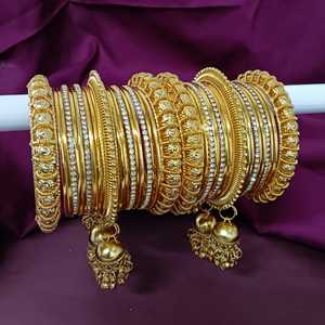 Haute qualité ton or traditionnel CZ cristal mariée Jhumki suspendu Latkan gland Bracelet indien grossiste bijoux pour femmes - Product Image 3