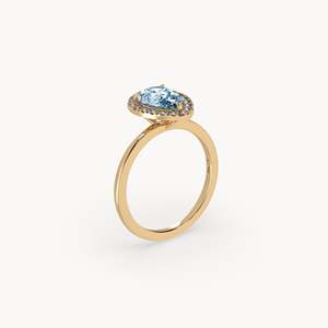 Anillo de compromiso Ren con diamantes - Product Image 6
