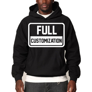 custom <b>men's</b> hoodies 100% cotton heavyweight boxy fit hoodie streetwear oversized drop shoulder hoodies <b>for</b> <b>man</b> - Product Image 2
