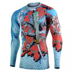 Hommes MMA Rash Guard Logo personnalisé Grappling Jiu Jitsu Bjj Rash Guard avec caractéristiques personnalisées - Product Image 1