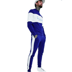 Unisex Eco-Friendly Hooded Printed Solid Tracksuit Classic Streetwear Style Casual Outerwear with Modern Fit - Product Image 1