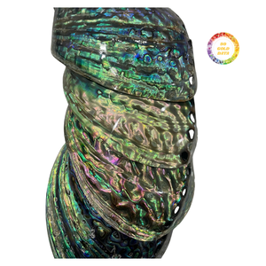 Concha de Abulón Rosa con Acabado Natural de Nácar, Apta para Joyería, Incrustaciones y Decoración Artística - Product Image 2