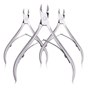 Coupe-ongles portable de luxe en acier inoxydable à double ressort avec lame tranchante et ouverture large pour manucure et pédicure, prix d'usine - Product Image 1