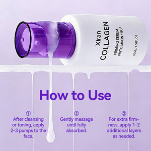 自有品牌韩国护肤品植物粘蛋白胶原蛋白精华抗衰老紧致面部精华烟酰胺EGF美白精华 - Product Image 6