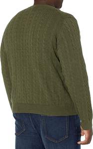 Pull tricoté à col montant pour homme, en laine, de styliste, à la mode, en hiver, personnalisé - Product Image 5