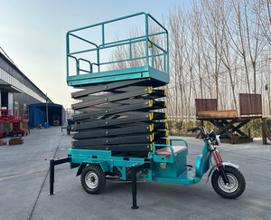 Plataforma Elevadora de Tijera Eléctrica Móvil 2100x800mm Tipo Triciclo, Plataforma Hidráulica para Uso Agrícola e Industrial - Product Image 1