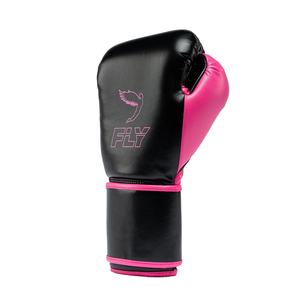 ถุงมือซ้อมมวยสีชมพูสีดำแบบมีตะขอและดูแบบใหม่ล่าสุดถุงมือฝึกมวยไทยใส่สบาย - Product Image 2