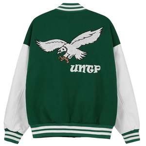 Chaquetas de béisbol con letras bordadas para hombre, ropa de calle de Hip-Hop, informal, personalizada, 2022 - Product Image 3