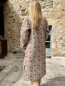 Chaqueta de invierno Unisex con estampado personalizado, doble cara, longitud hasta la rodilla, moda Bohemia - Product Image 4