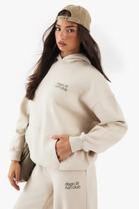 Sudadera con capucha estampada de gran tamaño para mujer con hombros caídos y piedra nueva personalizada, sudaderas con capucha transpirables y antiarrugas, sudadera con cremallera para mujer - Product Image 2