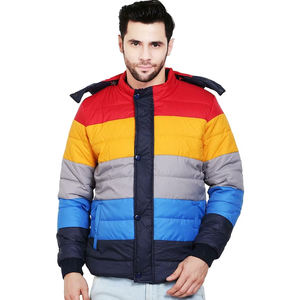 Chaqueta de bombardero de alta calidad para hombre, tela de lona para invierno, precio al por mayor con logotipo personalizado - Product Image 1