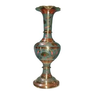 High Quality Brass Flower <b>Vase</b> With Multi Color <b>Engraving</b> Gold Finished For Home Decor Table Decorative Flower <b>Vase</b> - Product Image 3