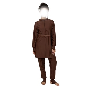 Robe Abaya islamique modeste en mousseline de soie droite avec broderie de strass sur toute la surface pour femmes 100% soie manches longues maxi - Product Image 1