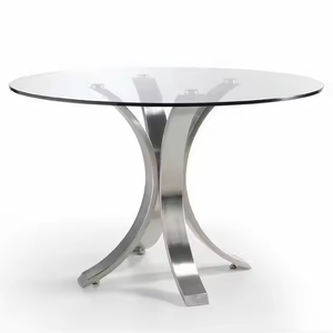 Azora Industries Table d'appoint unique en aluminium doré pour l'intérieur et l'extérieur Table d'appoint en métal de qualité supérieure sur pied - Product Image 2