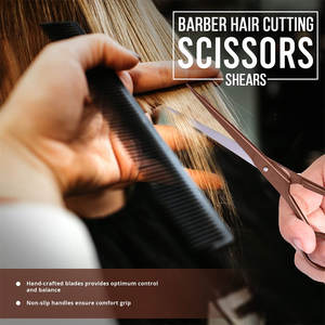 Professional Quality Barber Hair Salon <b>Scissors</b> <b>Best</b> <b>Hairdressing</b> Steel and Stainless Steel Handle <b>Scissors</b> for Haircut - Product Image 6