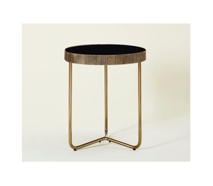 Compre mesa de metal de calidad estándar, mesa de centro de diseño moderno de forma redonda a la venta por exportadores indios - Product Image 3